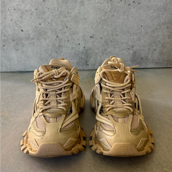 Balenciaga Track 2 Trainer Sneakers Beige Neutral Tones Fits US 8-9 - Picture 3 of 9
